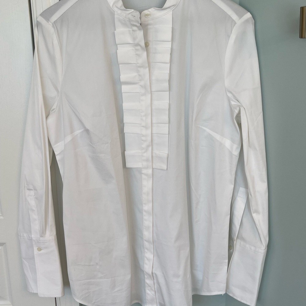 Classic White Women’s Button Down Shirt